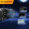 imageGOOACC 12Inch 300W Led Light Bar 2PCS 4Inch 60W LED Pods Led Driving Fog Lights with 16AWG Off Road Wiring Harness3 Leads for Truck Golf Cart SUV ATV UTV Boat 2 Years Warranty