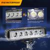 imageGOOACC 2 PCS 18w Spot Led Light Bar Work Light Pods Off Road Driving Light Fog Light Reverse Lights with 16AWG Off Road Wiring Harness2 Leads for Truck Truck Boat SUV ATV 2 Years Warranty2Pcs LED Pods Wiring Harness