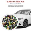imageGOOACC 501PCS Universal Car Clips Mixed Auto Bumper Fender Trim Door Panel Shield Engine Cover Retainer Rivet Push Clips with Fastener Remover for GM Ford Chrysler Toyota Lexus Honda Acura Dodge Jeep1000Pcs Mixed Clips  1 Remover
