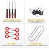 imageGOOACC 941Pcs Car Retainer Clips and Auto Body Fasteners Assortment30 Most Popular Sizes Nylon Bumper Fender Rivets with 10 Cable Ties for Ford GM Toyota Honda Chrysler Benz Nissan etc120Pcs Clips 80 Remover