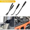 imageGOOACC 941Pcs Car Retainer Clips and Auto Body Fasteners Assortment30 Most Popular Sizes Nylon Bumper Fender Rivets with 10 Cable Ties for Ford GM Toyota Honda Chrysler Benz Nissan etc200Pcs Clips Removal Kit Black