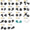 imageGOOACC 941Pcs Car Retainer Clips and Auto Body Fasteners Assortment30 Most Popular Sizes Nylon Bumper Fender Rivets with 10 Cable Ties for Ford GM Toyota Honda Chrysler Benz Nissan etc360Pcs Clips  Remover