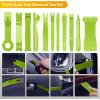 imageGOOACC 941Pcs Car Retainer Clips and Auto Body Fasteners Assortment30 Most Popular Sizes Nylon Bumper Fender Rivets with 10 Cable Ties for Ford GM Toyota Honda Chrysler Benz Nissan etc200Pcs Clips Removal Kit Green