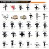imageGOOACC 941Pcs Car Retainer Clips and Auto Body Fasteners Assortment30 Most Popular Sizes Nylon Bumper Fender Rivets with 10 Cable Ties for Ford GM Toyota Honda Chrysler Benz Nissan etc900Pcs Clips  41 Remover