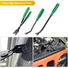 imageGOOACC 941Pcs Car Retainer Clips and Auto Body Fasteners Assortment30 Most Popular Sizes Nylon Bumper Fender Rivets with 10 Cable Ties for Ford GM Toyota Honda Chrysler Benz Nissan etc200Pcs Clips Removal Kit Green