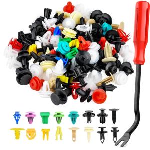 imageGOOACC 501PCS Universal Car Clips Mixed Auto Bumper Fender Trim Door Panel Shield Engine Cover Retainer Rivet Push Clips with Fastener Remover for GM Ford Chrysler Toyota Lexus Honda Acura Dodge Jeep500Pcs Mixed Clips  1 Remover