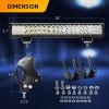 imageGOOACC 20 Inch 126W Led Light Bar Spot Flood Combo Driving Lighting Off Road Lights Led Lamp Working Light with 16AWG Wiring Harness for Truck Golf Cart SUV ATV UTV Boat 2 Years Warranty126w Light Bar