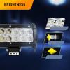 imageGOOACC 20 Inch 126W Led Light Bar Spot Flood Combo Driving Lighting Off Road Lights Led Lamp Working Light with 16AWG Wiring Harness for Truck Golf Cart SUV ATV UTV Boat 2 Years Warranty126w Light Bar Clamp Bracket Wiring Harness