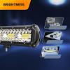 imageGOOACC 20Inch 420W Amber LED Light Bar 42000LM Super Bright Triple Row Flood Spot Combo Off Road Driving Led Work Light with Led Wiring Harness 2 Years Warranty20Inch Light Bar 2Pcs LED Pods Wiring Harness