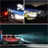 imageGOOACC 20Inch 420W Amber LED Light Bar 42000LM Super Bright Triple Row Flood Spot Combo Off Road Driving Led Work Light with Led Wiring Harness 2 Years Warranty20Inch Light Bar 4Pcs LED Pods
