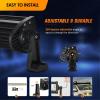 imageGOOACC 22 Inch 120W Spot Flood Combo Off Road Led Light Bar Work Light Driving Lamp with 16 AWG Wiring Harness Kit for Truck Jeep ATV SUV 2 Years Warranty White Auto701180W 32Inch Light Bar Wiring Harness