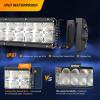 imageGOOACC 22 Inch 120W Spot Flood Combo Off Road Led Light Bar Work Light Driving Lamp with 16 AWG Wiring Harness Kit for Truck Jeep ATV SUV 2 Years Warranty White Auto701180W 32Inch Light Bar Wiring Harness