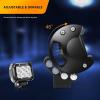 imageGOOACC 2PCS 18W LED Pods Flood Light Bar Fog Light Driving Lighting with 16AWG Off Road Wiring Harness2 Leads for Truck Golf Cart SUV ATV UTV Boat 2 Years Warranty