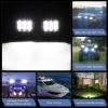 imageGOOACC 2PCS 18W LED Pods Flood Light Bar Fog Light Driving Lighting with 16AWG Off Road Wiring Harness2 Leads for Truck Golf Cart SUV ATV UTV Boat 2 Years Warranty
