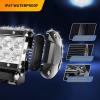 imageGOOACC 2PCS 18W LED Pods Flood Light Bar Fog Light Driving Lighting with 16AWG Off Road Wiring Harness2 Leads for Truck Golf Cart SUV ATV UTV Boat 2 Years Warranty