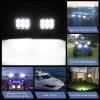 imageGOOACC 2PCS 18W LED Pods Spot Light Bar Fog Light Mounting Bracket Horizontal Bar Tube Clamp with 16AWG Off Road Wiring Harness2 Leads for Truck Golf Cart SUV ATV UTV Boat White Auto6024Pcs LED Pods Wiring Harness