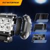 imageGOOACC 2PCS 18W LED Pods Spot Light Bar Fog Light Mounting Bracket Horizontal Bar Tube Clamp with 16AWG Off Road Wiring Harness2 Leads for Truck Golf Cart SUV ATV UTV Boat White Auto60218W LED Pods