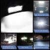 imageGOOACC 2PCS 65 Inch Amber LED Pods 120W Triple Row Flood Light Bar Fog Light Driving Lighting with 16AWG Off Road Wiring Harness2 Leads for Truck Golf Cart SUV ATV UTV Boat 2 Years Warranty2Pcs LED Pods Wiring Harness