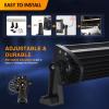 imageGOOACC LED Light Bar 32Inch 180W Curved Off Road Lights for Trucks Flood Spot Combo Beam Driving Lamp Work Lights with Heavy Duty 12V 5Pin Rocker Switch Wiring Harness Kit 2 Years Warranty52Inch Light Bar 2Pcs LED Pods Wiring Harness