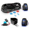 imageGOOACC LED Light Bar 32Inch 180W Curved Off Road Lights for Trucks Flood Spot Combo Beam Driving Lamp Work Lights with Heavy Duty 12V 5Pin Rocker Switch Wiring Harness Kit 2 Years Warranty32Inch Light Bar Wiring Harness