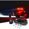 imageGOOACC LED Light Bar 32Inch 180W Curved Off Road Lights for Trucks Flood Spot Combo Beam Driving Lamp Work Lights with Heavy Duty 12V 5Pin Rocker Switch Wiring Harness Kit 2 Years Warranty32Inch Light Bar Wiring Harness