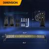 imageGOOACC LED Light Bar 32Inch 180W Curved Off Road Lights for Trucks Flood Spot Combo Beam Driving Lamp Work Lights with Heavy Duty 12V 5Pin Rocker Switch Wiring Harness Kit 2 Years Warranty32Inch Light Bar Wiring Harness