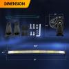 imageGOOACC LED Light Bar 32Inch 180W Curved Off Road Lights for Trucks Flood Spot Combo Beam Driving Lamp Work Lights with Heavy Duty 12V 5Pin Rocker Switch Wiring Harness Kit 2 Years Warranty52Inch Light Bar Wiring Harness