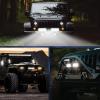 imageGOOACC LED Light Pods 2PCS 36W 65Inch LED Light Bar Flood LED Fog Lights Off Road Light Driving Light with 16AWG Wiring Harness2 Leads for Truck Golf Cart SUV ATV UTV Boat Auto50236W LED Pods Wiring Harness