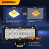 imageGOOACC LED Light Pods 2PCS 36W 65Inch LED Light Bar Flood LED Fog Lights Off Road Light Driving Light with 16AWG Wiring Harness2 Leads for Truck Golf Cart SUV ATV UTV Boat Auto50236W LED Pods Wiring Harness