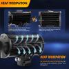 imageGOOACC LED Light Pods 2PCS 36W 65Inch LED Light Bar Flood LED Fog Lights Off Road Light Driving Light with 16AWG Wiring Harness2 Leads for Truck Golf Cart SUV ATV UTV Boat Auto50236W LED Pods Wiring Harness