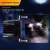 imageGOOACC Led Light Bar 2 PCS 18W Flood Led Pods LED Work Light Flush Mount Off Road Backup Fog Lights Driving Lamp for Truck Dodge Ram Bumper Boat 4x4 2 Years Warranty2Pcs LED Pods