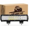 imageGOOACC 12 Inch 72W Led Light Bar Spot Flood Combo Driving Lighting Off Road Lights Led Lamp with 12V 5Pin Rocker Switch Wiring Harness kit for Truck Golf Cart SUV ATV UTV Boat 2 Years Warranty72w Light Bar