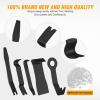 imageGOOACC 11PCS Auto Trim Removal Tool Kit NoScratch Pry Tool Kit for Car Audio Dash Door Panel Window Molding Fastener Remover Tool KitBlackBlack