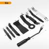 imageGOOACC 11PCS Auto Trim Removal Tool Kit NoScratch Pry Tool Kit for Car Audio Dash Door Panel Window Molding Fastener Remover Tool KitBlackBlack