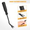 imageGOOACC 11PCS Auto Trim Removal Tool Kit NoScratch Pry Tool Kit for Car Audio Dash Door Panel Window Molding Fastener Remover Tool KitBlackBlack