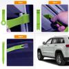 imageGOOACC 11PCS Auto Trim Removal Tool Kit NoScratch Pry Tool Kit for Car Audio Dash Door Panel Window Molding Fastener Remover Tool KitBlackGreen