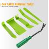 imageGOOACC 11PCS Auto Trim Removal Tool Kit NoScratch Pry Tool Kit for Car Audio Dash Door Panel Window Molding Fastener Remover Tool KitBlackGreen