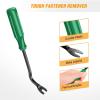 imageGOOACC 11PCS Auto Trim Removal Tool Kit NoScratch Pry Tool Kit for Car Audio Dash Door Panel Window Molding Fastener Remover Tool KitBlackGreen