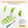 imageGOOACC 11PCS Auto Trim Removal Tool Kit NoScratch Pry Tool Kit for Car Audio Dash Door Panel Window Molding Fastener Remover Tool KitBlackGreen