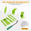 imageGOOACC 11PCS Auto Trim Removal Tool Kit NoScratch Pry Tool Kit for Car Audio Dash Door Panel Window Molding Fastener Remover Tool KitBlackGreen