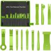 imageGOOACC 11PCS Auto Trim Removal Tool Kit NoScratch Pry Tool Kit for Car Audio Dash Door Panel Window Molding Fastener Remover Tool KitBlackGreen