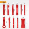 imageGOOACC 11PCS Auto Trim Removal Tool Kit NoScratch Pry Tool Kit for Car Audio Dash Door Panel Window Molding Fastener Remover Tool KitBlackRed