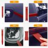 imageGOOACC 11PCS Auto Trim Removal Tool Kit NoScratch Pry Tool Kit for Car Audio Dash Door Panel Window Molding Fastener Remover Tool KitBlackRed