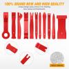 imageGOOACC 11PCS Auto Trim Removal Tool Kit NoScratch Pry Tool Kit for Car Audio Dash Door Panel Window Molding Fastener Remover Tool KitBlackRed