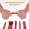imageGOOACC 11PCS Auto Trim Removal Tool Kit NoScratch Pry Tool Kit for Car Audio Dash Door Panel Window Molding Fastener Remover Tool KitBlackRed