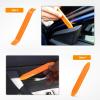 imageGOOACC 11PCS Auto Trim Removal Tool Kit NoScratch Pry Tool Kit for Car Audio Dash Door Panel Window Molding Fastener Remover Tool KitBlackYellow