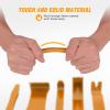 imageGOOACC 11PCS Auto Trim Removal Tool Kit NoScratch Pry Tool Kit for Car Audio Dash Door Panel Window Molding Fastener Remover Tool KitBlackYellow