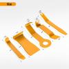 imageGOOACC 11PCS Auto Trim Removal Tool Kit NoScratch Pry Tool Kit for Car Audio Dash Door Panel Window Molding Fastener Remover Tool KitBlackYellow