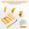imageGOOACC 11PCS Auto Trim Removal Tool Kit NoScratch Pry Tool Kit for Car Audio Dash Door Panel Window Molding Fastener Remover Tool KitBlackYellow