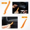 imageGOOACC 11PCS Auto Trim Removal Tool Kit NoScratch Pry Tool Kit for Car Audio Dash Door Panel Window Molding Fastener Remover Tool KitBlackYellow